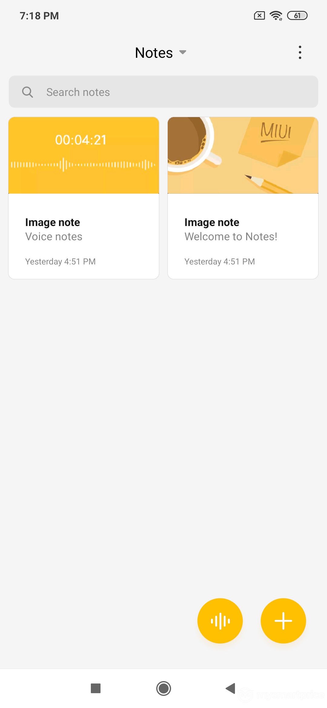 Xiaomi Redmi Note 7 Pro UI Design: Notes