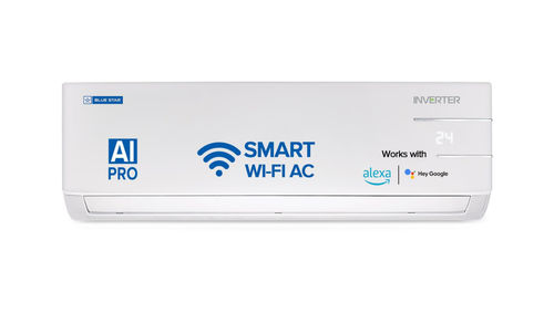 Blue Star 1.5 Ton 5 Star Smart Wi-Fi Inverter Split AC (IC518YNURS)