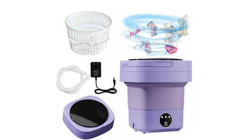 WEADFAX Semi-Automatic Folding 9L Mini Washing Machine