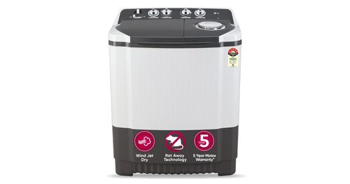 LG 7 Kg 5 Star Wind Jet Dry Semi-Automatic Top Loading Washing Machine