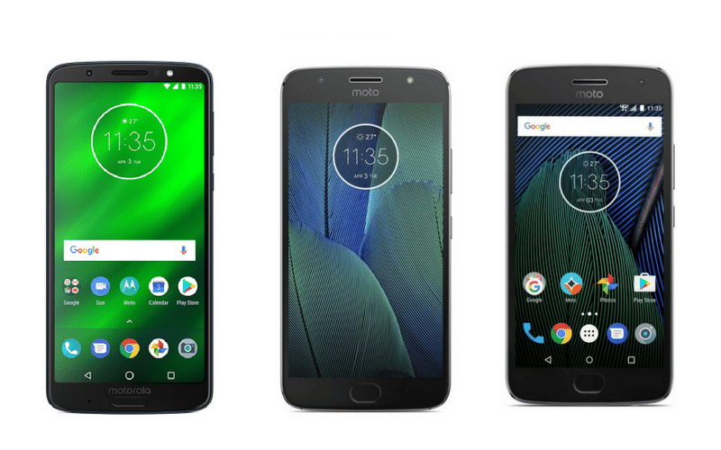 Moto G5S vs Moto G6 Play: compare os celulares da Motorola