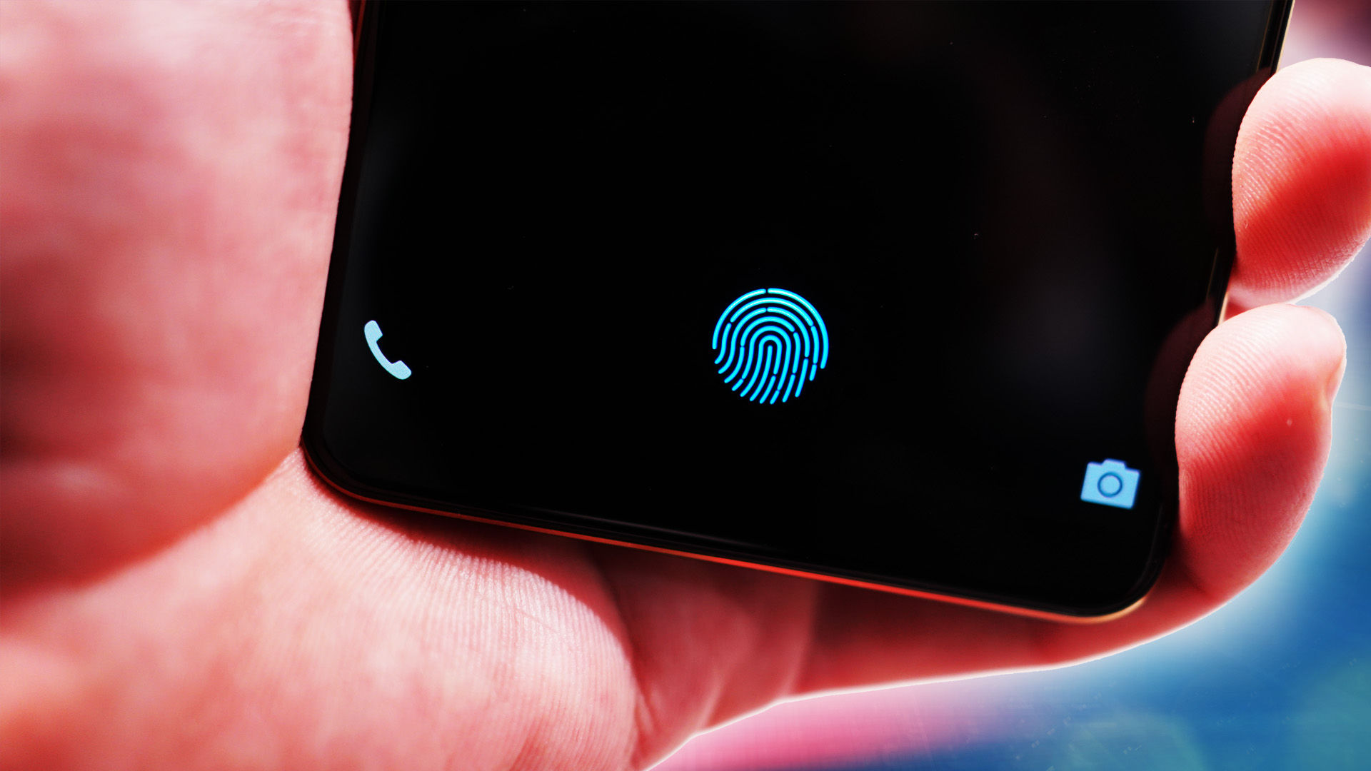 Download Neon Fingerprint Iphone 8 Live Wallpaper | Wallpapers.com