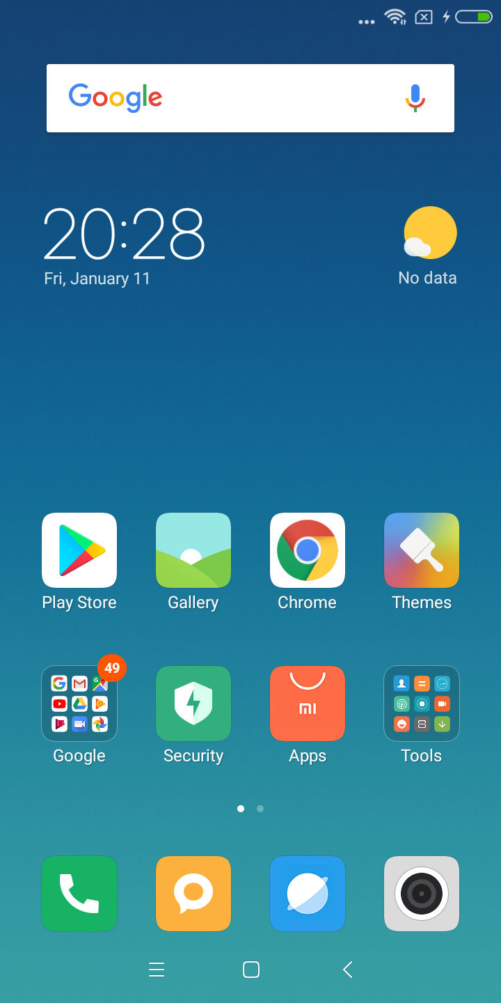 Screenshot Xiaomi Redmi 6 miui software 01