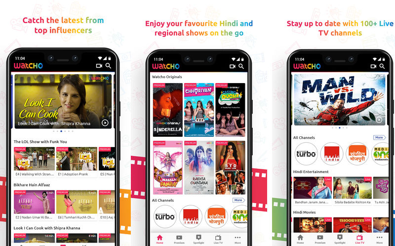 Watcho Mobile App to Watch Indian Movies Live TV Launched on