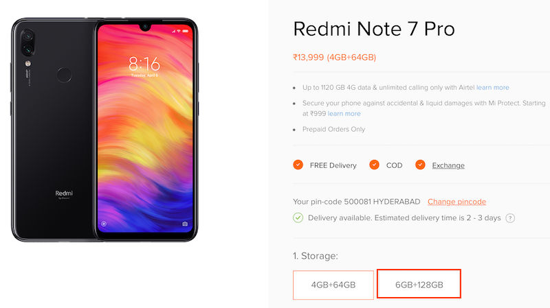 Redmi Note 7 Pro Mi.com