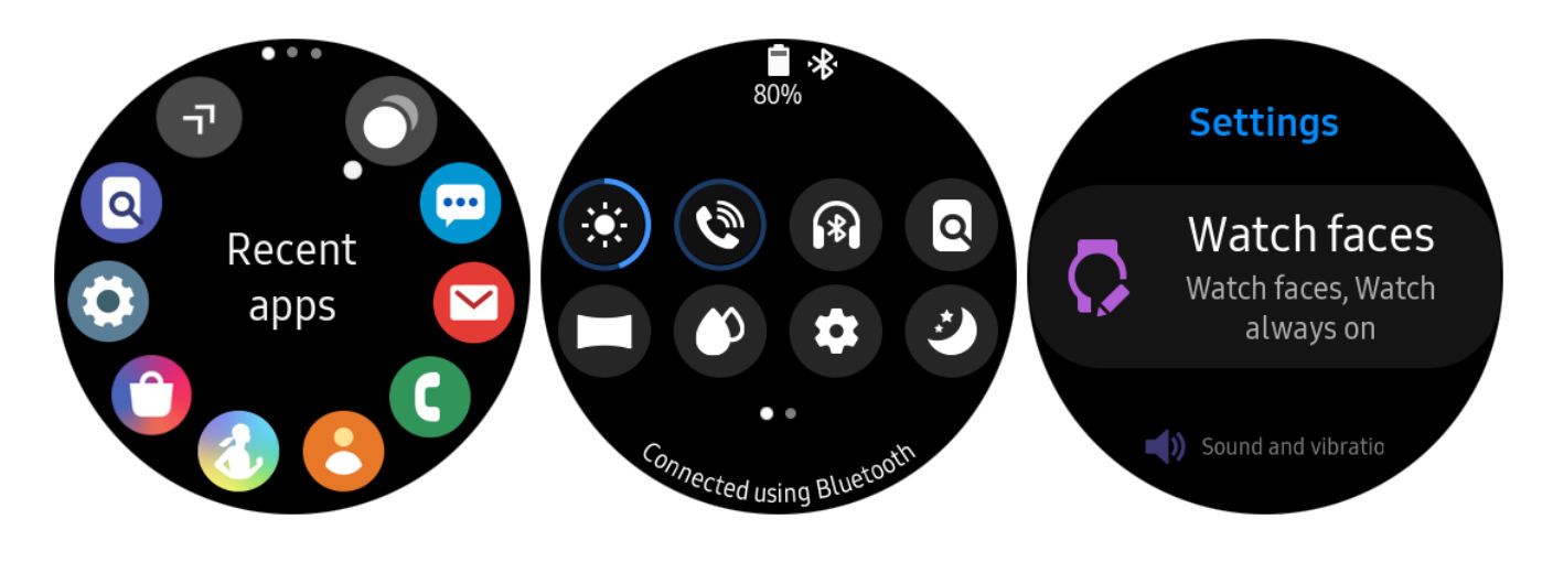 Samsung One UI Watch faces