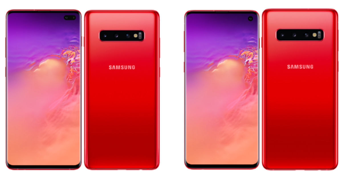 Wings lejr Kortfattet Samsung Galaxy S10, Galaxy S10 Plus Cardinal Red Color Variants Launched -  MySmartPrice