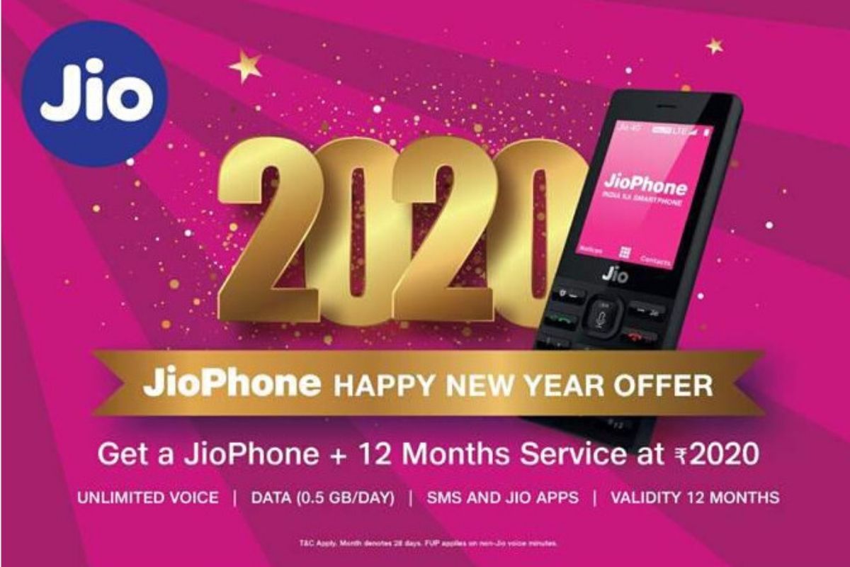 Jio 2020 Happy New Year Offer Announced: Offers Free Jio Phone, Up ...