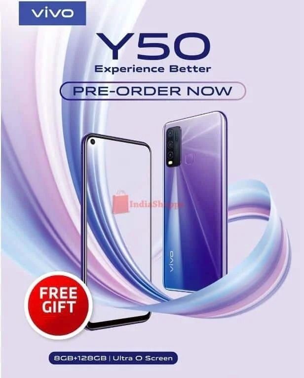 vivo y50 promotional poster