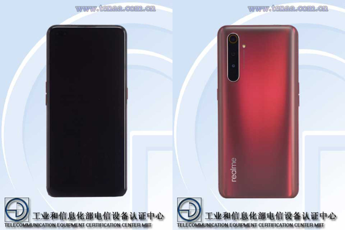 Realme X50 Pro Player Edition front and back design