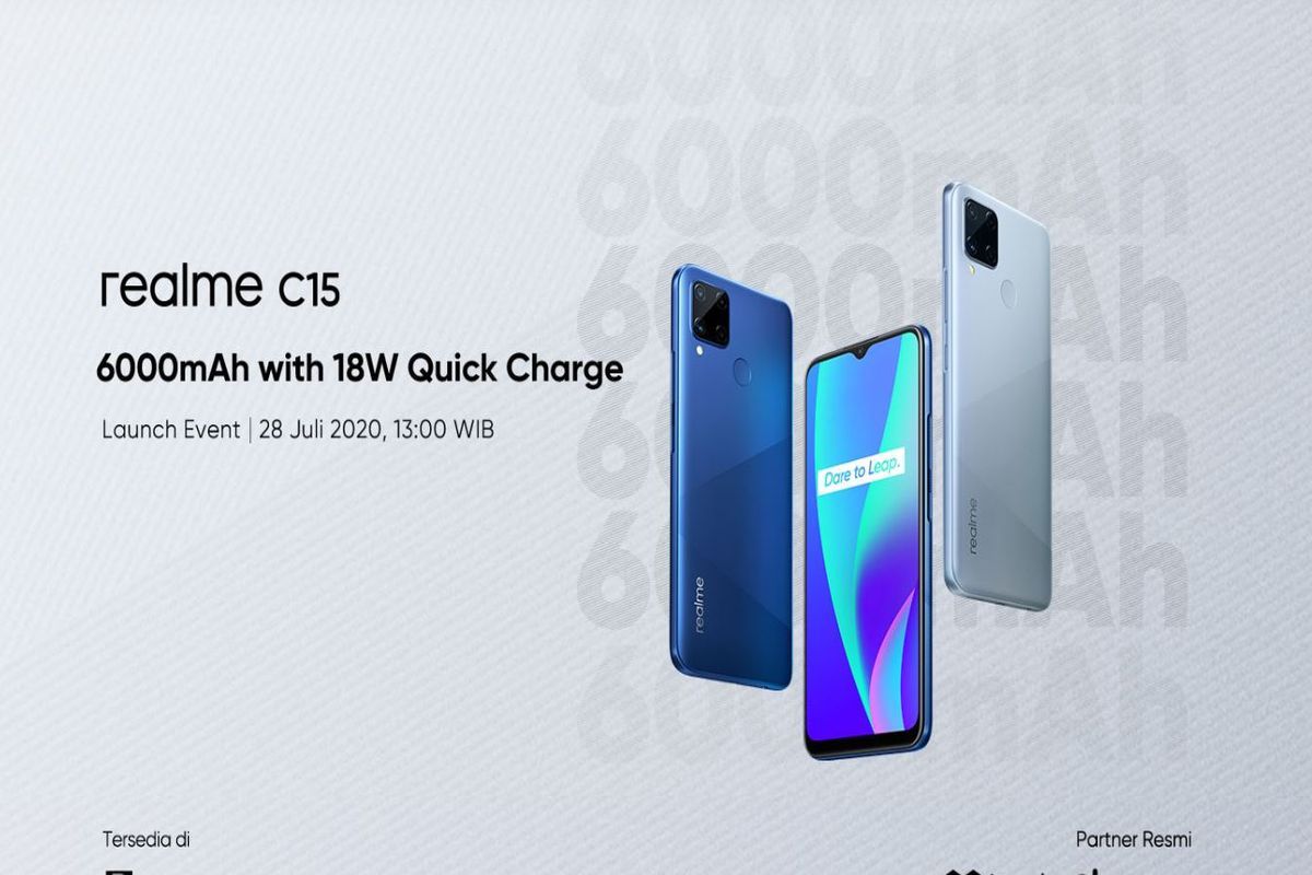 realme c15 6000mah