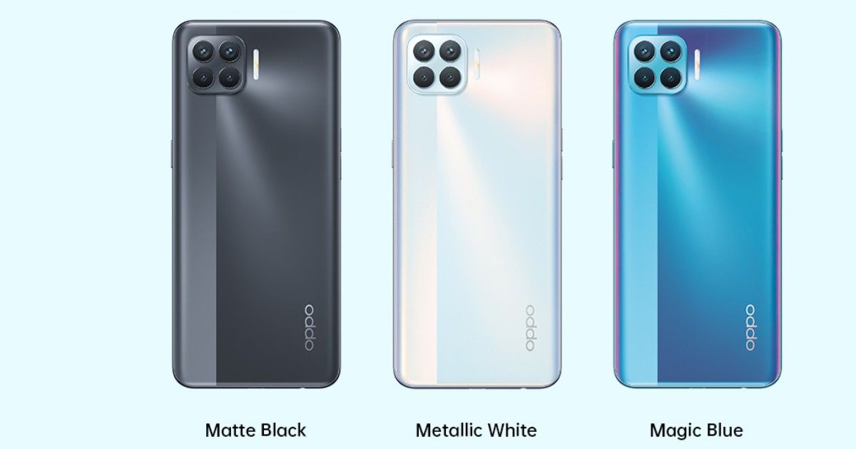 oppo f17 pro in white colour