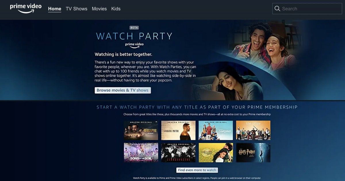 Prime Video Watch Party Comes to India: How to Watch Your