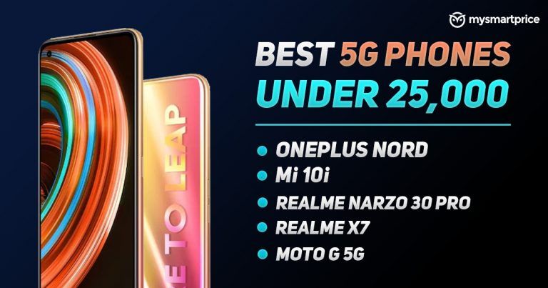 Best 5G Smartphones Under Rs. 25000 In India - OnePlus Nord CE, IQOO Z5 ...