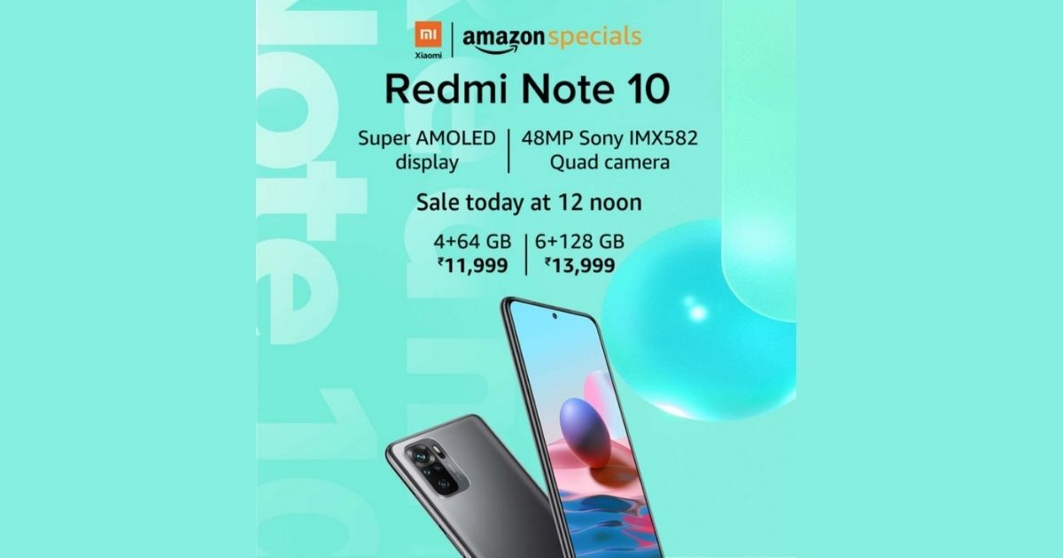 Redmi Note 10 4GB variant first sale