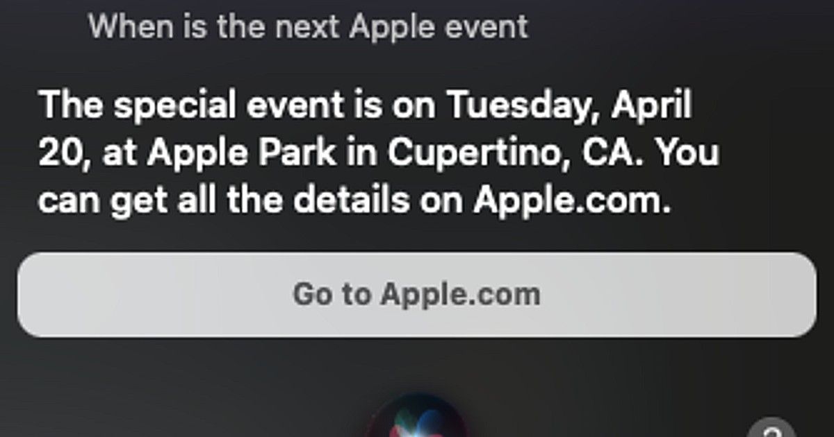 Apple event April 2021