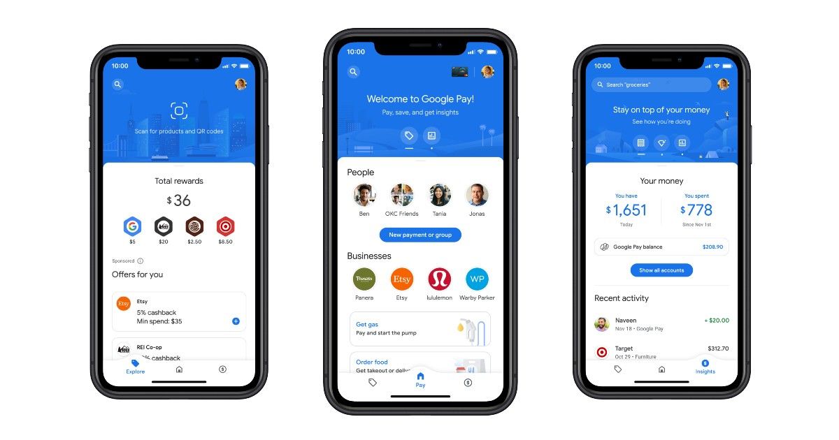 google pay set up iphone