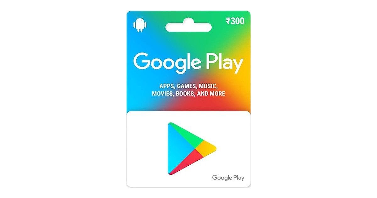 Google Play gift code - give the gift of games, apps