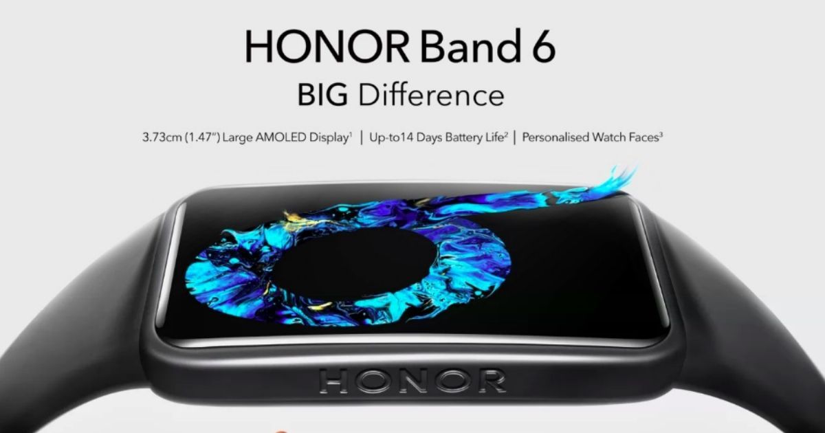 Honor Band 6 With AMOLED Display SpO2 Monitor Listed on Flipkart