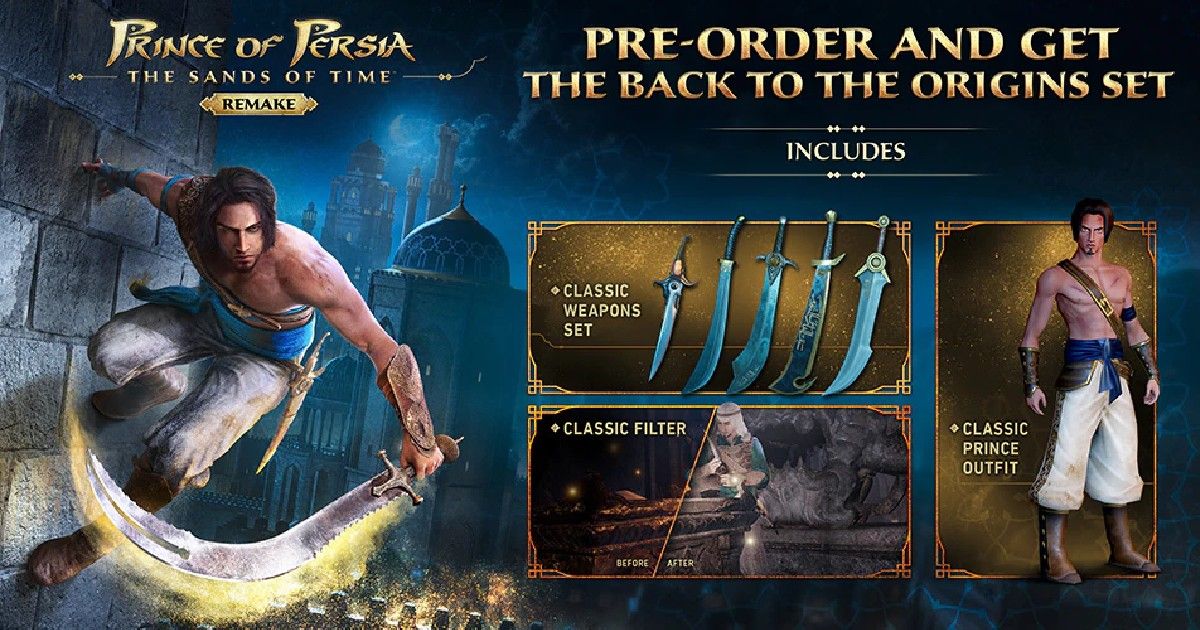 Ubisoft's Prince of Persia: Sands of Time remake is no longer