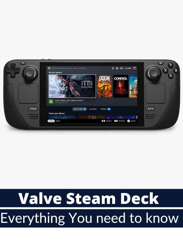 Valve’s Steam Deck is a Portable Gaming Console as Powerful as a Mid range Gaming PC