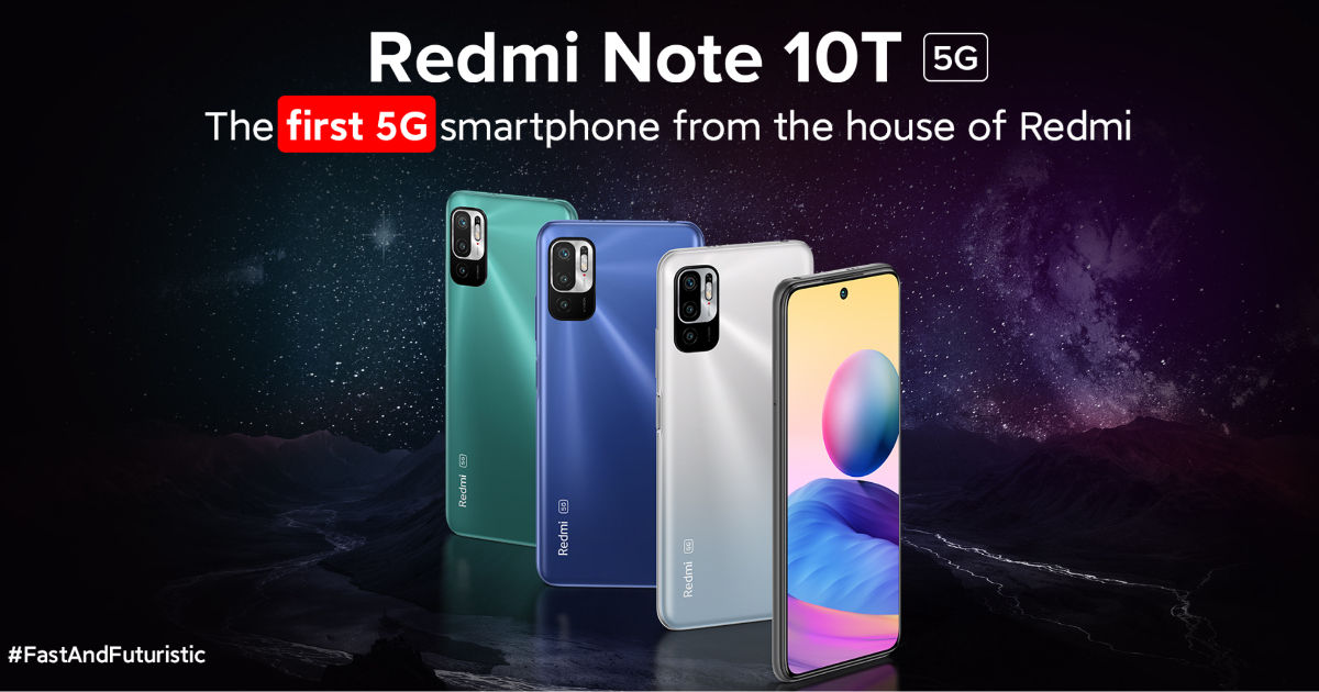 Xiaomi Redmi Note 10T 5G With Dimensity 700 SoC, 90Hz Display