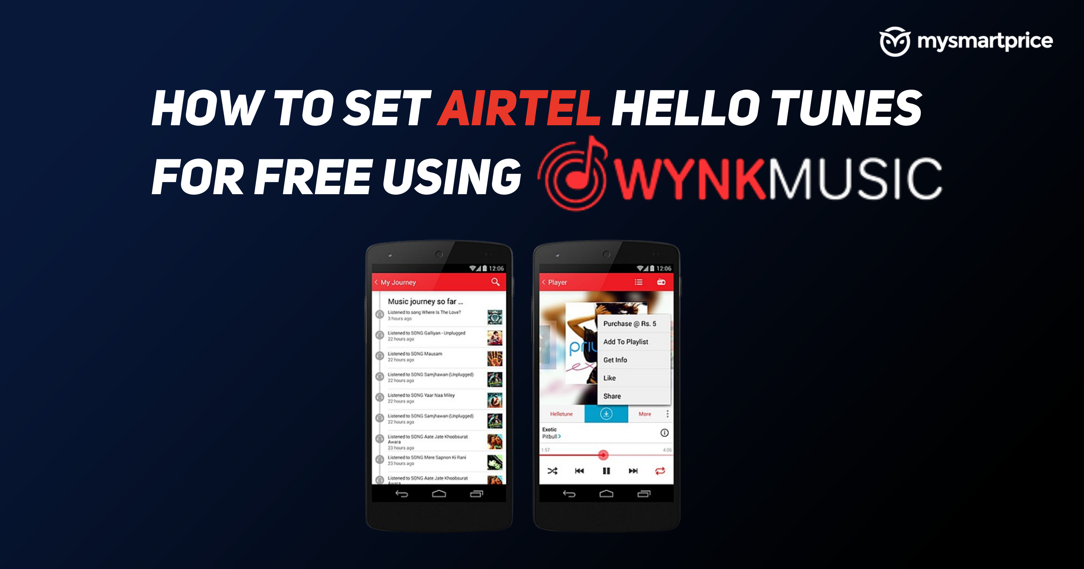 How to Set Airtel Hello Tunes for Free Using