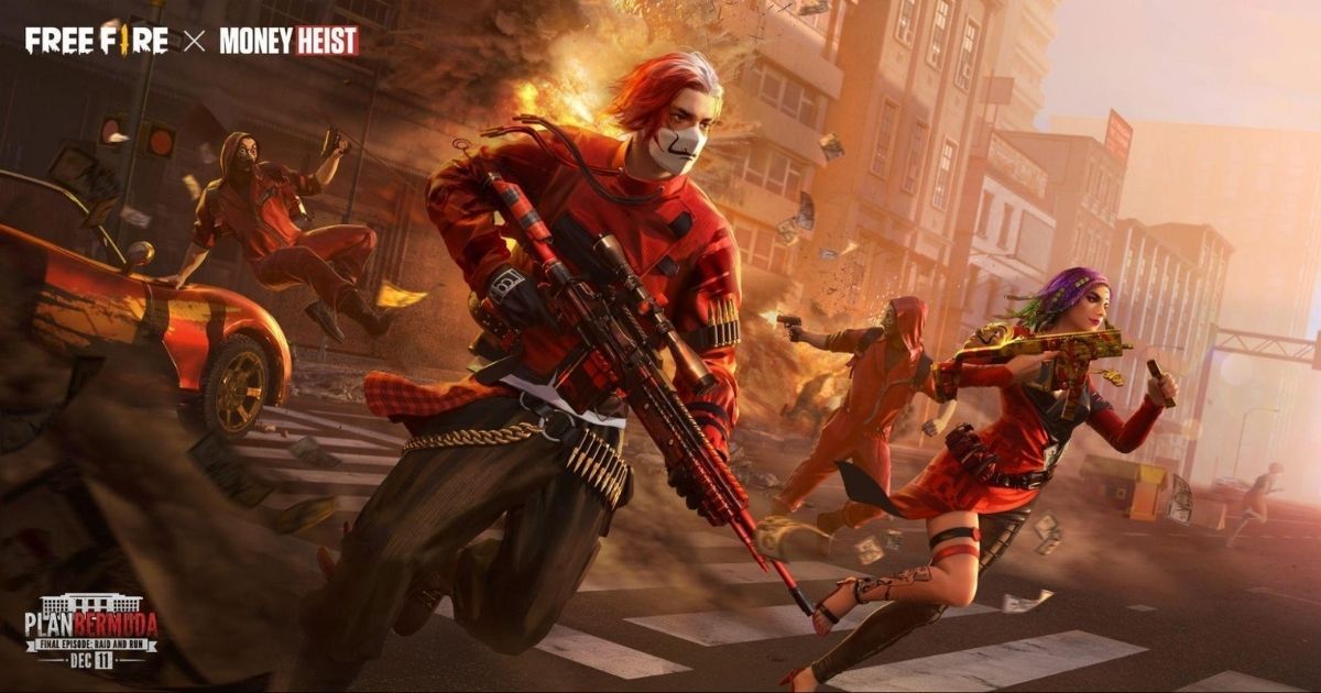A new Money Heist themed event is coming to Free Fire