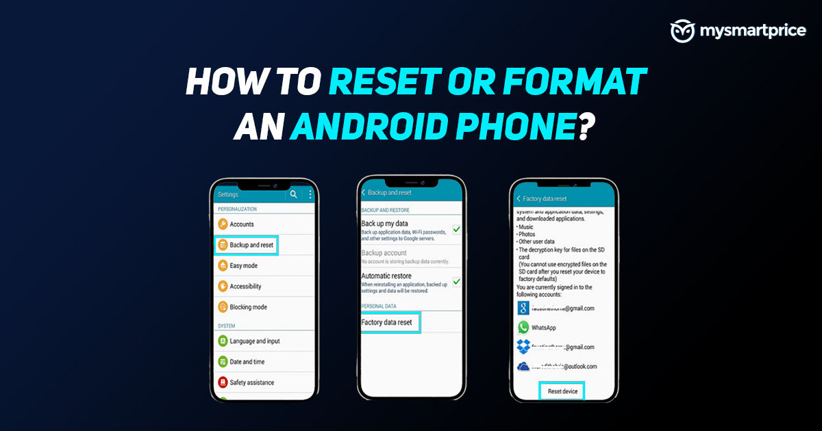 How to format my phone?