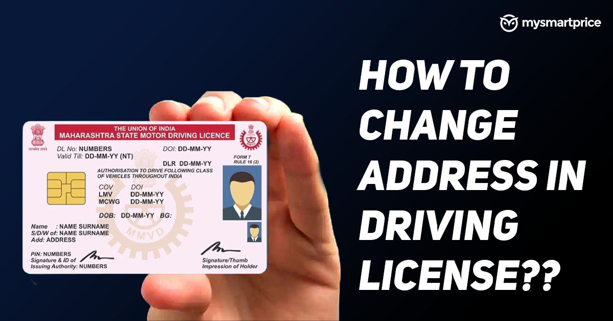 Change Address On Driving Licence