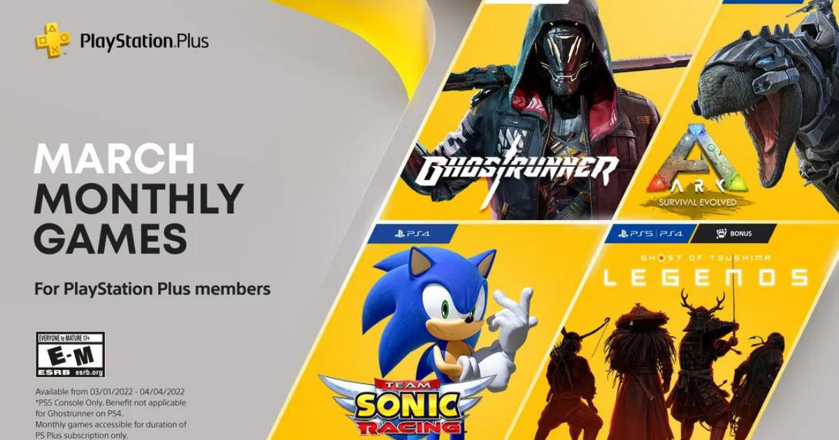 PlayStation Plus - Free Games Lineup April 2019