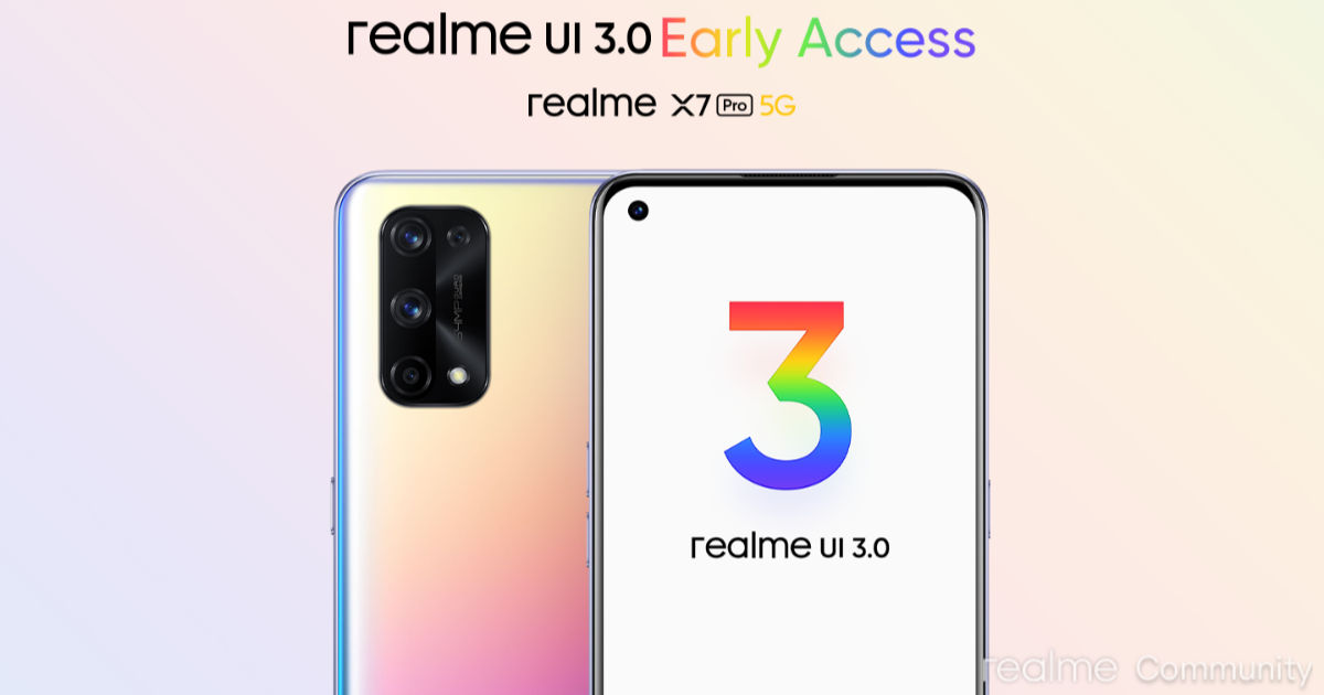 realme x7 pro ui 3.0