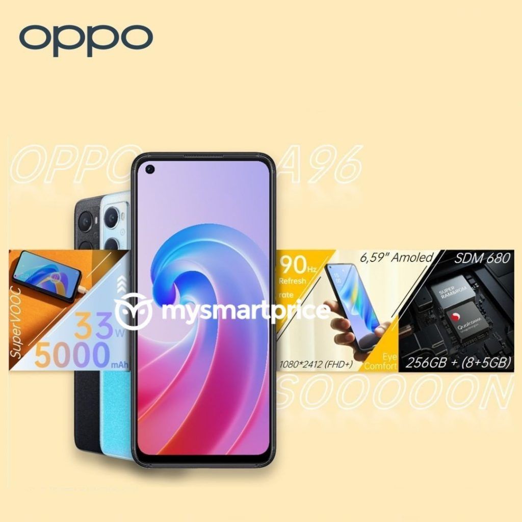 [Exclusive] OPPO A96 4G And A76 4G Posters Revealing Specifications And ...