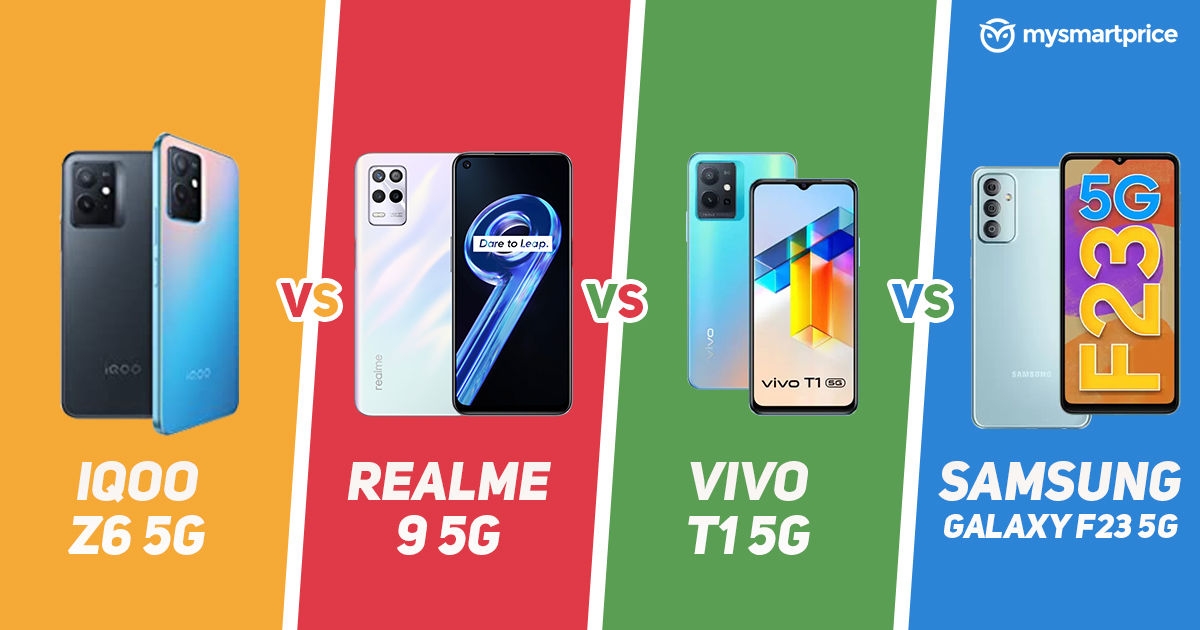 vivo t1 5g vs iqoo z6 lite comparison