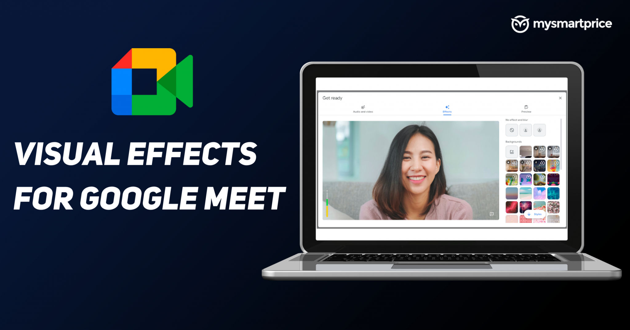 google meet visual effects