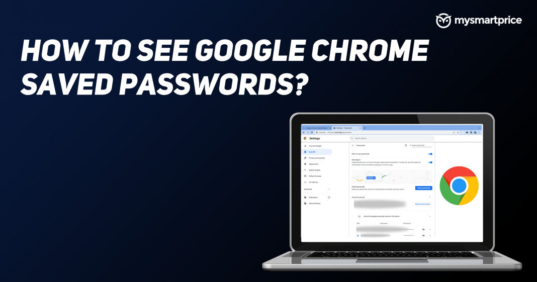 google chrome saved passwords mobile