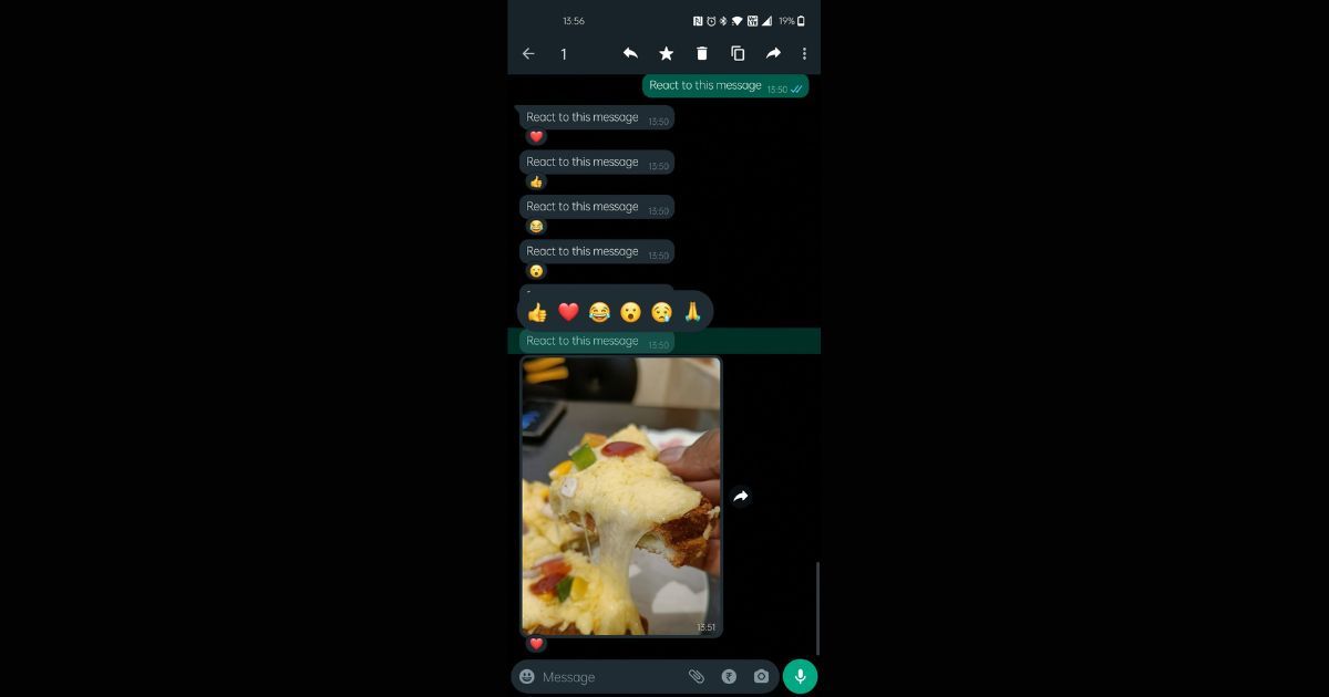 How to Use WhatsApp Reactions on AndroidiOS