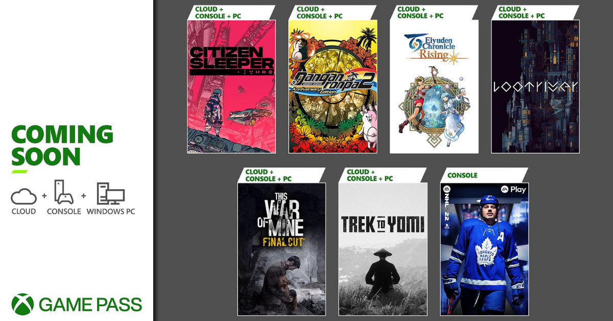 New Xbox Game Pass titles for console and PC announced