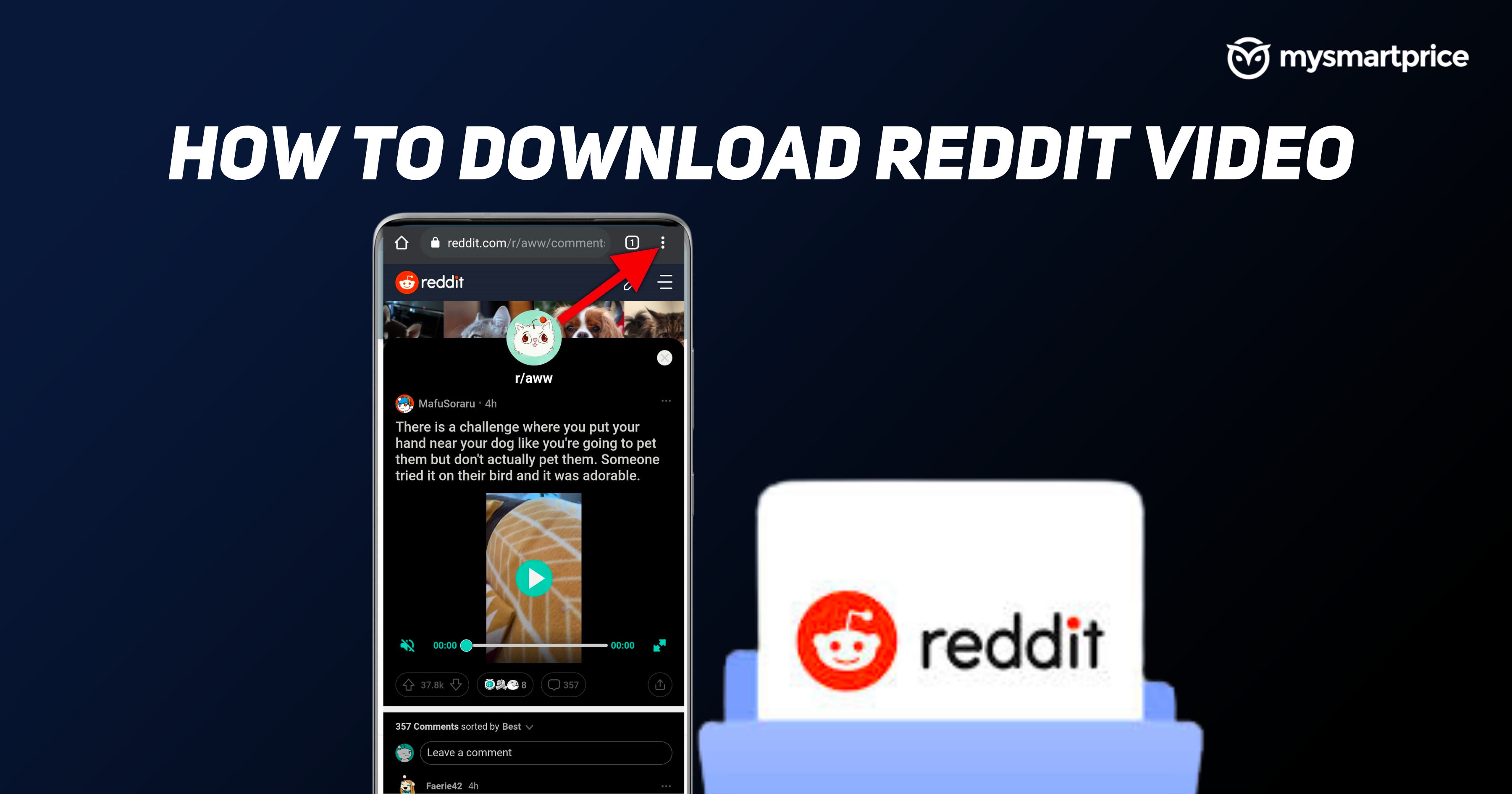 Como baixar vídeos do Reddit usando o site RedditSave