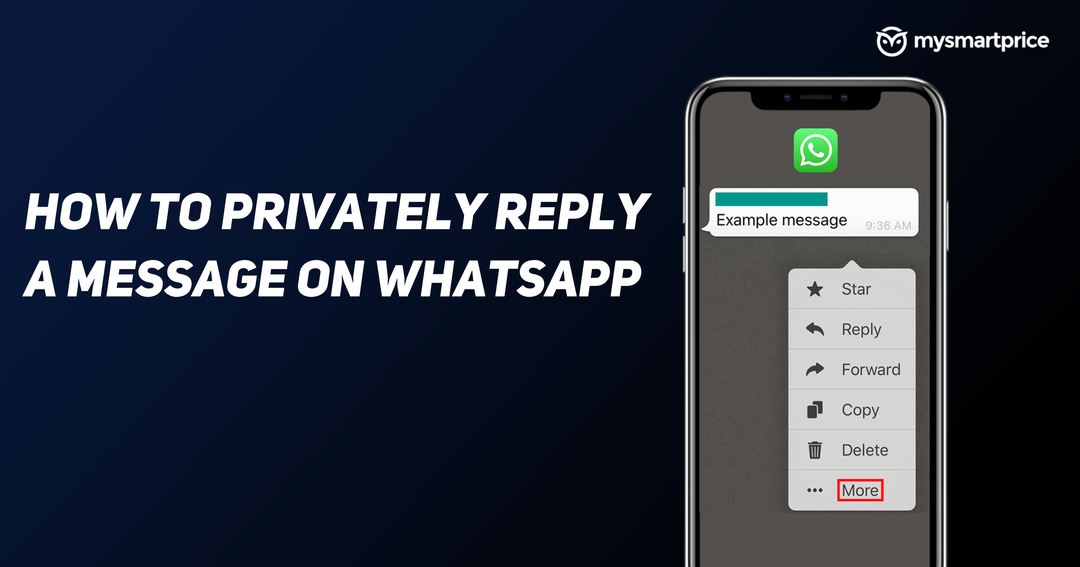 WhatsApp Private Reply How to Reply to Private Message on Phone and