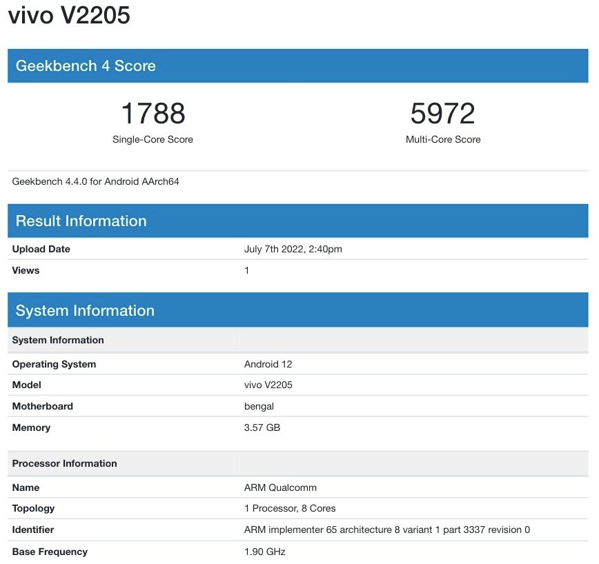 redmi 10c geekbench