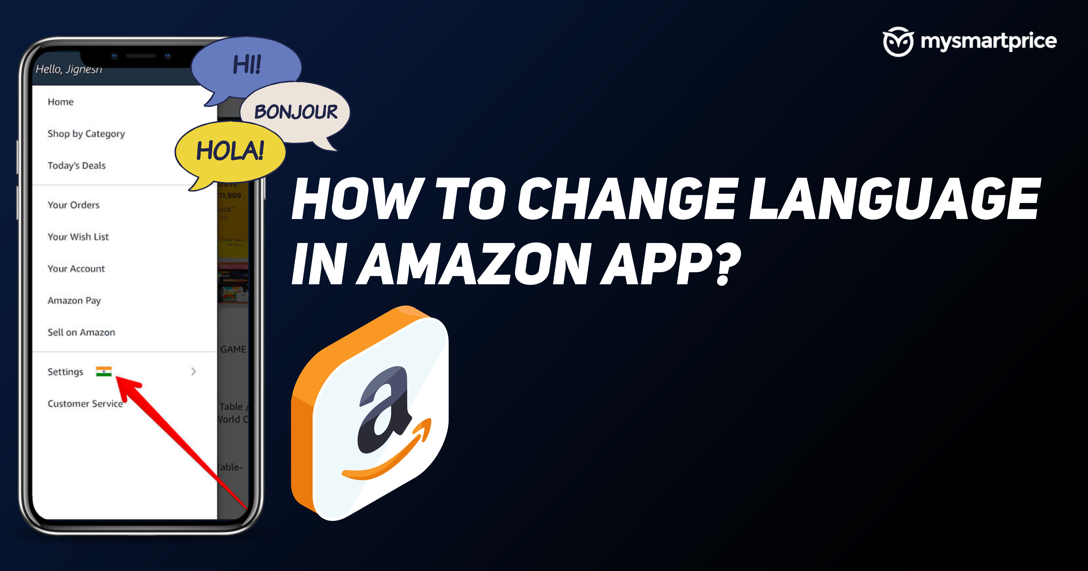 Here is How You Can Change Language in Amazon App and Website With Few