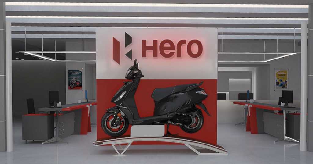 hero electric cycle showroom