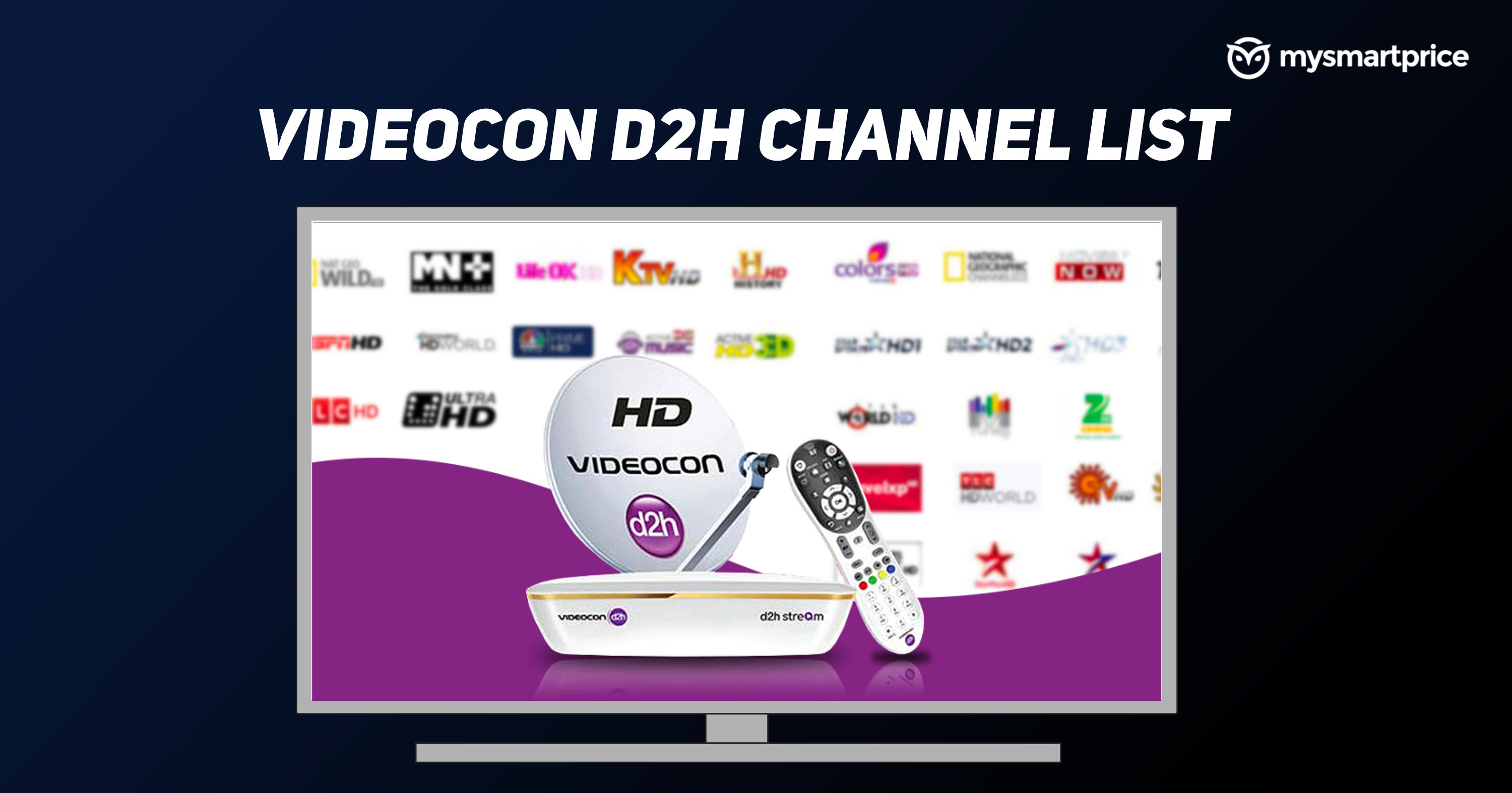 d2h Channel List 2023 List of Full Videocon d2h Channels Prices