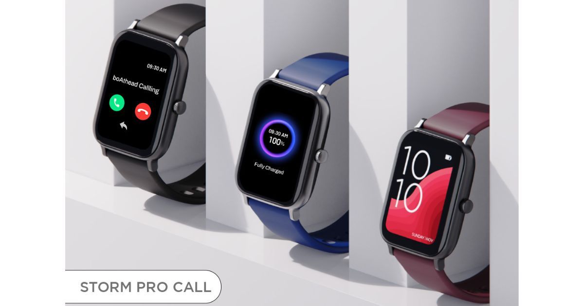 boAt Storm Pro Call Smartwatch with 60Hz AMOLED Display, Up to 10-Day Battery Life Launched in India: Price, Features - MySmartPrice