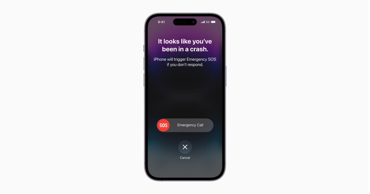 iphone 14 crash detection feature