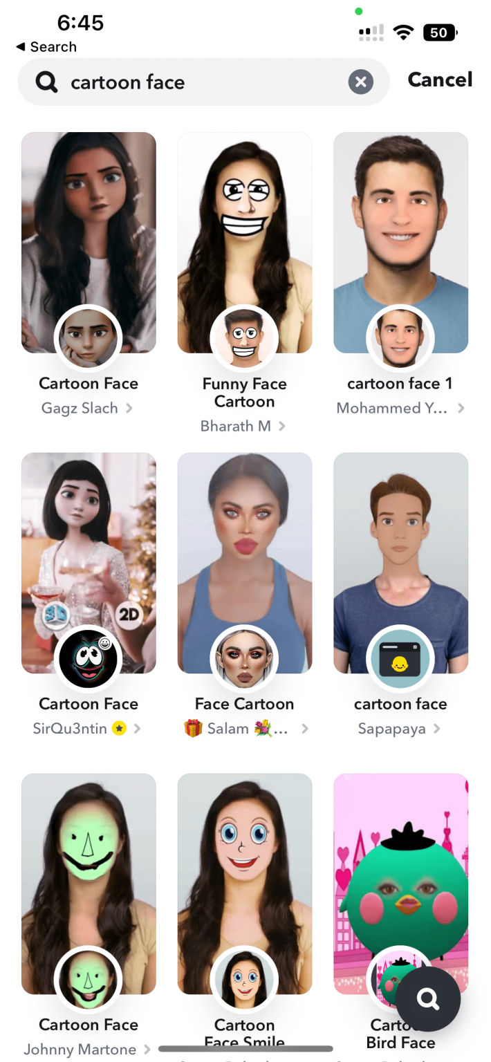 Snapchat Cartoon Filter: How to Send a Snap with Cartoon Face Lens on ...