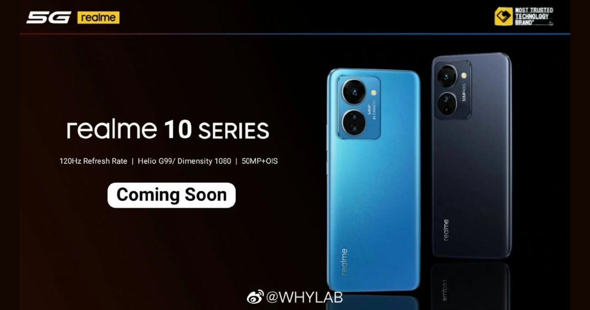 Realme 10 5G presented with a sharp design as second member in Realme 10  series -  News