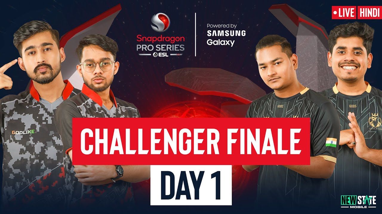 SPS New State Mobile Challenger Finale Day 1 Results Out Team S8UL Tops the Table, Followed by Godlike