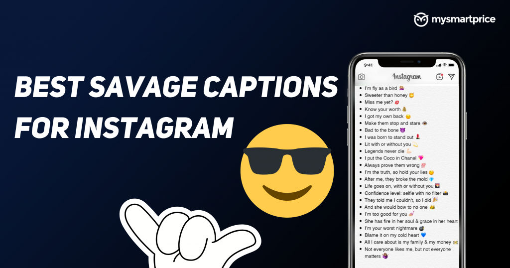 Savage Captions For Instagram: 200+ Best, Short, and Aesthetic Savage ...